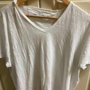 Men’s large white John varvatos t shirt.